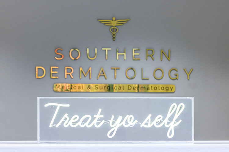 Southern Dermatology office, building exterior.